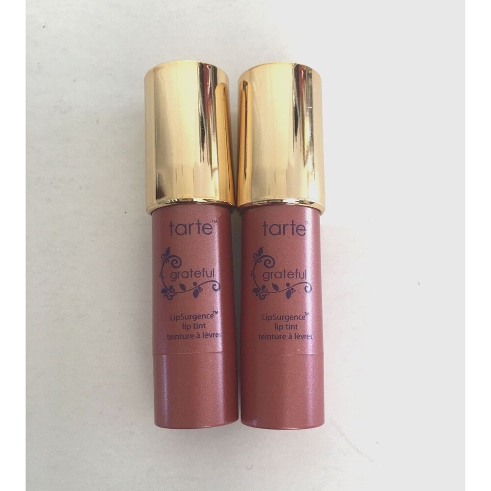 2 Tarte LipSurgence Lip Surgence GRATEFUL Tint Mini Travel Size
